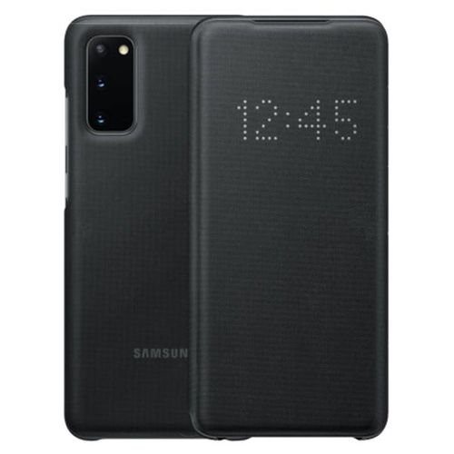 Husa Flip Cover Samsung LED View EF-NG980PBEGEU pentru Samsung Galaxy S20 (Negru)