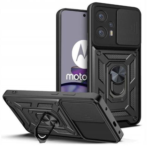 Husa Protectie Spate Tech-Protect CamShield Pro, Stand, pentru Motorola Moto G13 / G23 (Negru)