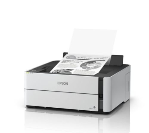 Imprimanta Epson EcoTank M1180, inkjet, monocrom, A4, Wi-Fi, Bluetooth Duplex (Alb)