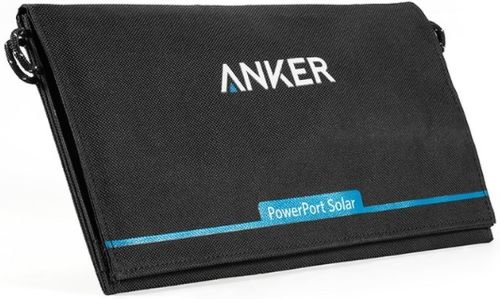 Incarcator Solar Anker PowerPort A2422011, 2 USB, 15W, pliabil (Negru)