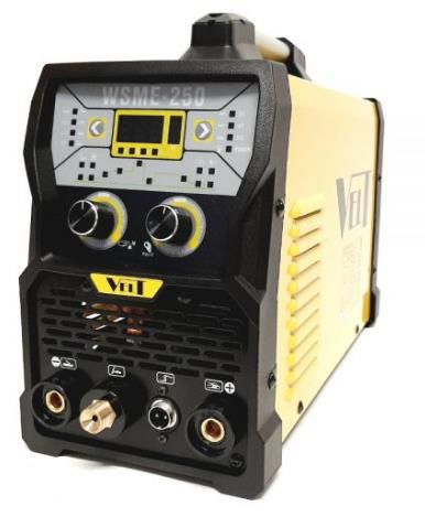 Invertor Sudura Velt Digital WSME 250 Invertor 230V TIG/MMA (AC/DC) Aluminiu
