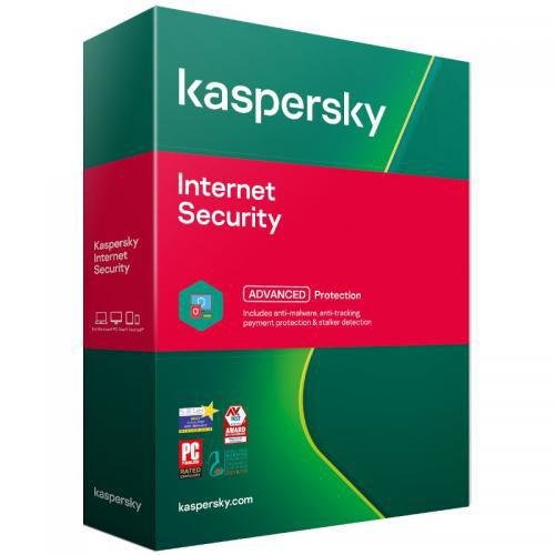 Kaspersky Internet Security, Eastern Europe Edition, 1PC/1an, Base Card 