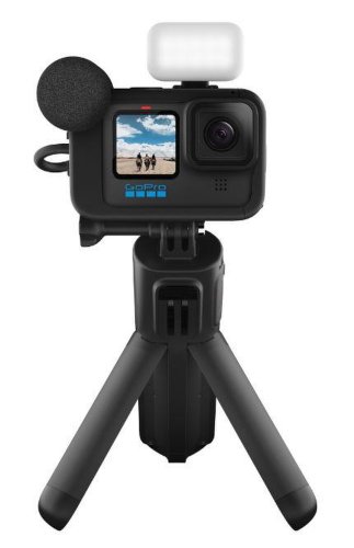 Kit Camera Video de Actiune GoPro HERO 11 Creator Edition, 27 Mpx, Filmare 5.6K, Waterproof, GPS (Negru)