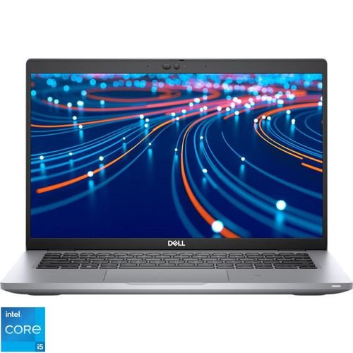 Laptop Dell Latitude 5420 (Procesor Intel® Core™ i5-1135G7 (8M Cache, up to 4.20 GHz), 14inch FHD, 8GB, 256GB SSD, Intel Iris Xe Graphics, FGP, Win 10 Pro, Gri)