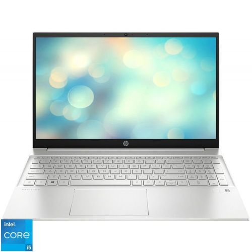 Laptop Hp pavilion 15-eg0084nq (procesor intel® core™ i5-1135g7 (8m cache, up to 4.20 ghz) 15.6inch fhd, 8gb, 256gb ssd, intel iris xe graphics, argintiu)