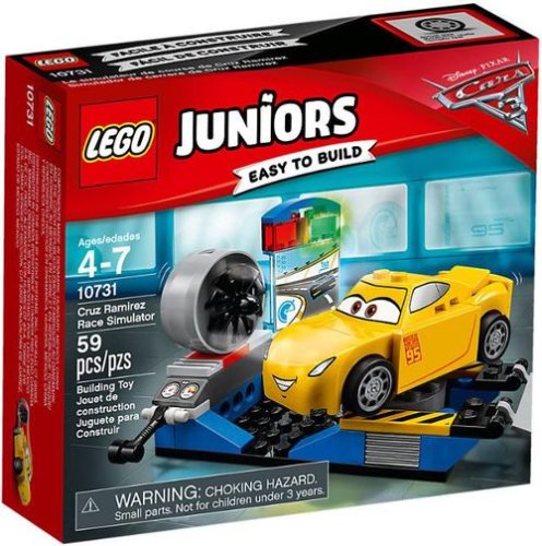 LEGO® Juniors Simulatorul de curse Cruz Ramirez 10731
