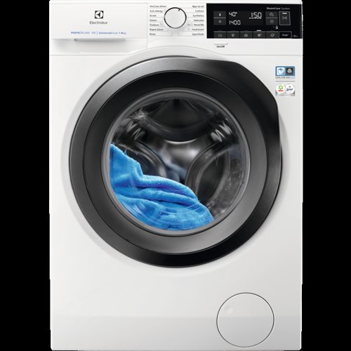 Masina de spalat rufe Electrolux EW7FN348PS, 8 kg, 1400 RPM, Motor Inverter cu MagnetPermanent, Display LED touch control, TimeManager, Clasa A (Alb)