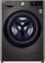 Masina de spalat rufe LG F4WV910P2S, 10.5 kg, 1400 RPM, Motor Direct Drive, Turbo Wash 360, Steam +, Smart Diganosis, WiFi, Clasa A+++ (Negru)