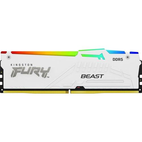 Memorie Kingston FURY Beast RGB White 32GB DDR5 5600MHz CL36
