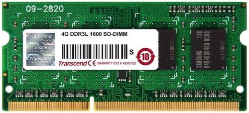 Memorie Laptop Transcend TS512MSK64W6H DDR3, 1x4GB, 1600MHz, CL11, 1.35v