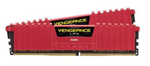Memorii Corsair Vengeance LPX Red DDR4, 2x4GB, 2400 MHz, CL 16