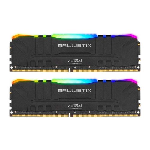Memorii Crucial Ballistix Black RGB 16GB(2x8GB) DDR4 3200MHz CL16 Dual Channel Kit