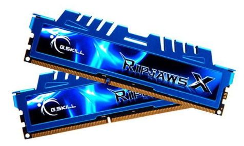Memorii G.SKILL Ripjaws X Series DDR3, 2x4GB, 1600 MHz, CL 7