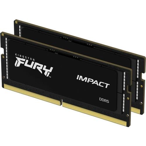 Memorii laptop Kingston Fury Impact, 64GB(2x32GB), DDR5-5600MHz, CL40, Dual Channel