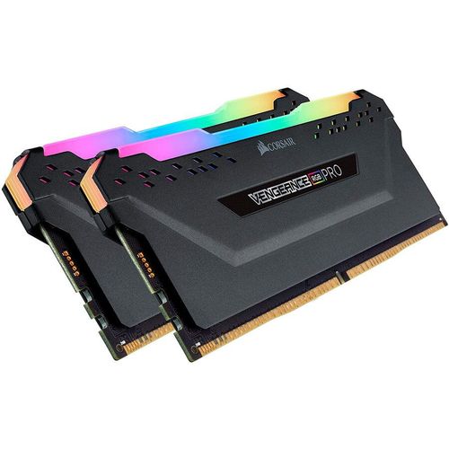 Memorii Vengeance RGB PRO Black 16GB, DDR4, 3200MHz, CL16, 1.35V, Bulk