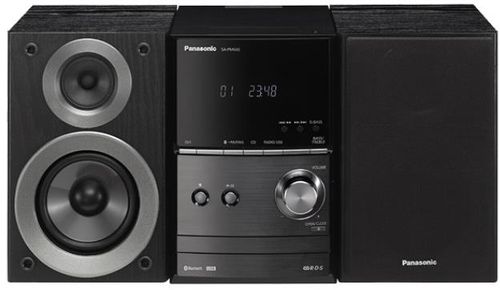 Micro Sistem Audio Panasonic SC-PM600EG-K, 40 W, Radio FM, CD, USB, Bluetooth (Negru)