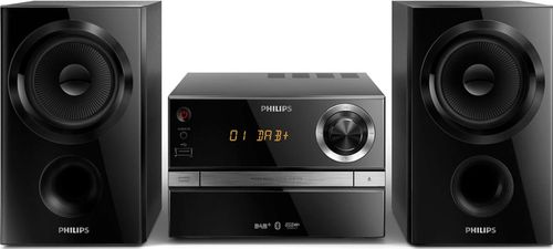 Micro Sistem Audio Philips BTB1370/12, CD/Mp3 Player, Radio FM, 30 W, Bluetooth (Negru)