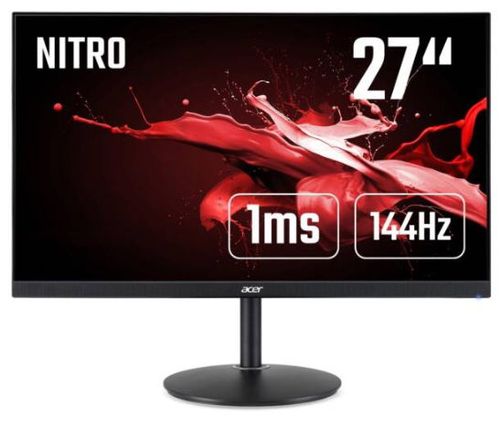 Monitor Gaming Acer Nitro 27inch XF272UP, WQHD (2560 x 1440), HDMI, DisplayPort, 144 Hz, 1 ms (Negru)
