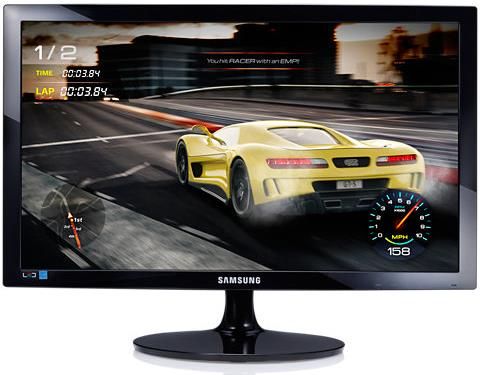 Monitor Gaming TN LED Samsung 24inch LS24D330HSX, Full HD (1920 x 1080), VGA, HDMI, 1 ms (Negru)