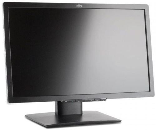 Monitor Refurbished LED Fujitsu 24inch B24T-7, 1920 x 1080, VGA, DVI, HDMI, Boxe (Negru)
