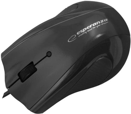 Mouse ESPERANZA EM125K (Negru) + GEL Mousepad