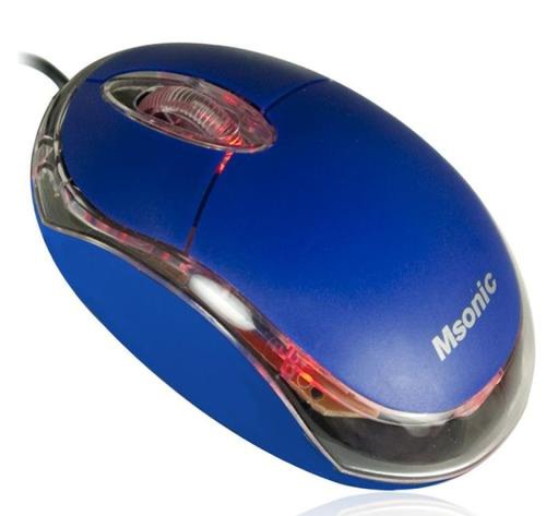 Mouse Msonic MX264B, 1200 DPI, Optic (Albastru) 