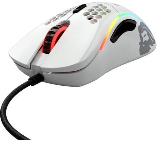 Mouse Optic Gaming Glorious Model D, 12000 DPI (Alb Lucios)