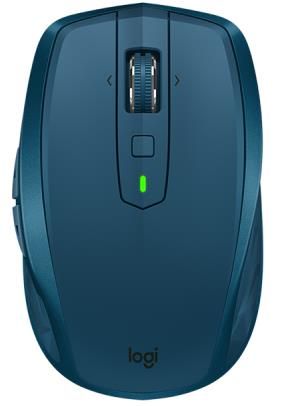 Mouse optic Logitech MX Anywhere 2S, Wireless, Bluetooth (Albastru inchis)