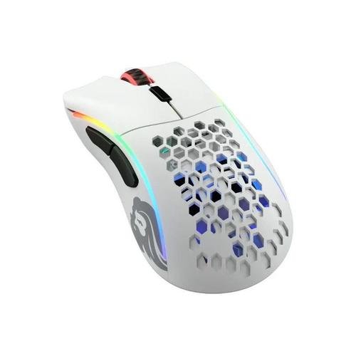 Mouse Wireless Gaming Glorious PC Gaming Race Model D, USB, 19000 dpi, iluminare RGB (Alb)