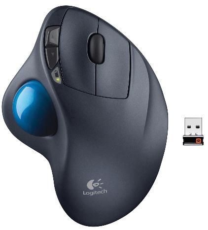 Mouse Wireless Logitech M570, USB (Negru)