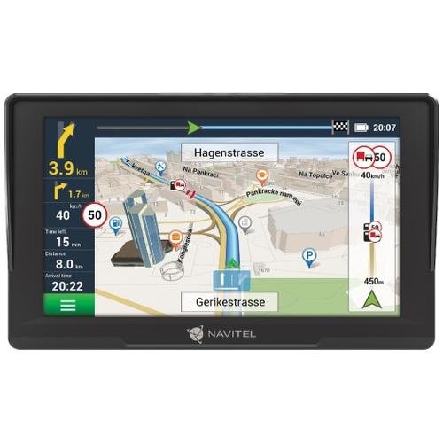 Navigatie GPS Navitel E777 Truck, pentru Auto, Cargo si Camioane, ecran de 7-inch TFT, Touch screen, 47 harti incluse, actualizari gratuite prin USB, alerte radar, ghid vocal in romana