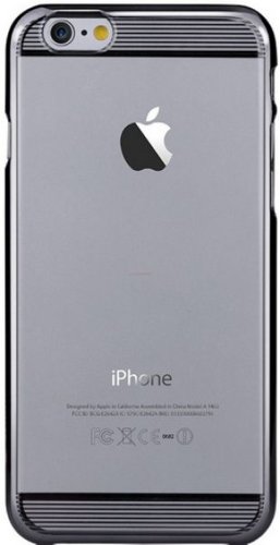Protectie spate Comma Brightness Gun pentru iPhone 6/6S (Negru)