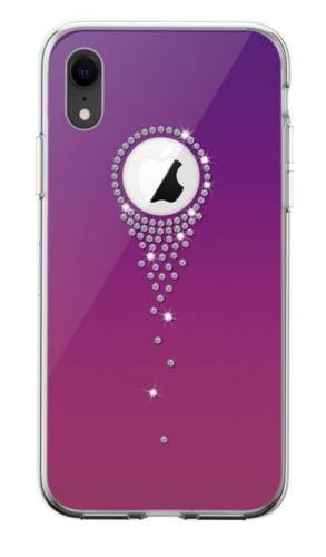 Protectie Spate Devia Angel Tears DVATIP61GP pentru iPhone XR (Violet)