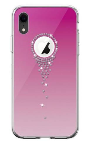 Protectie Spate Devia Angel Tears DVATIP61GR pentru iPhone XR (Roz/Rosu)