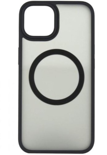 Protectie Spate Devia Pino Series pentru Apple iPhone 14 Pro Max (Negru/Transparent)