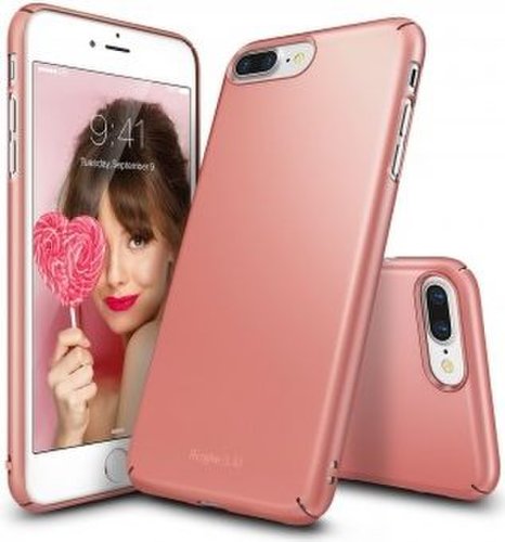 Protectie spate Ringke Slim 154612 pentru Apple iPhone 7 Plus (Rose Gold)