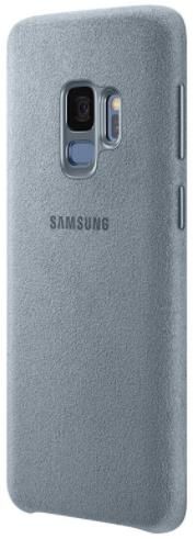 Protectie Spate Samsung Alcantara EF-XG960AMEGWW pentru Samsung Galaxy S9 (Turcoaz)