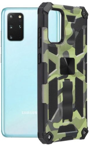 Protectie spate Techsuit Blazor Series Camo Lime 795154008469 pentru Samsung Galaxy S20 Plus (Camuflaj)