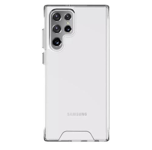 Protectie Spate Zmeurino Space pentru Samsung Galaxy S22 Ultra (Transparent)