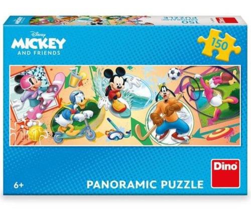 Puzzle Dino Mickey si prietenii la ora de sport, 6+ ani, 150 Piese (Multicolor)