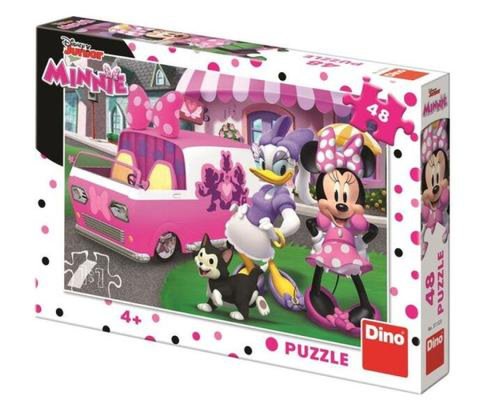 Puzzle Dino Minnie si Daisy, 4 - 8 ani, 48 Piese (Multicolor)