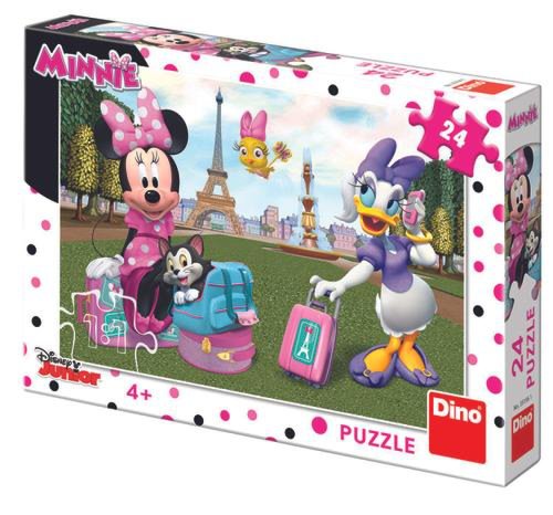 Puzzle Dino Toys Minnie si Daisy, 4 - 6 ani, 24 Piese (Multicolor)