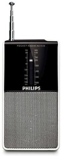 Radio portabil Philips AE1530 (Negru/Argintiu)