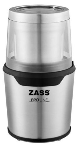 Rasnita de cafea Zass ZCG 10, 200 W, 85 g, 2 in 1 pentru cafea si condimente (Inox)