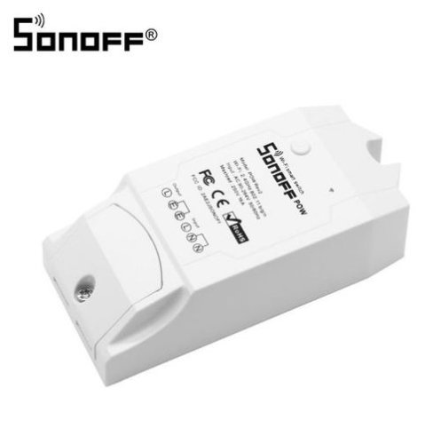 Releu Sonoff POW R2, Wi-Fi monitorizare consum electric (Alb)