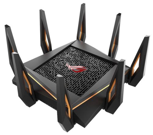 Router Gaming Wireless ASUS ROG Rapture GT-AX11000, Gigabit, Tri-Band, 1148 Mbps + 4804 Mbps, 8 Antene externe (Negru)