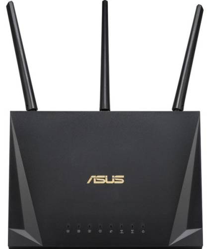 Router Gaming Wireless ASUS RT-AC65P, Gigabit, Dual Band, 1750 Mbps, 3 Antene externe (Negru)