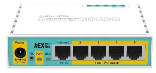 Router MikroTik RB750UPR2, 5 x LAN, 4 x PoE