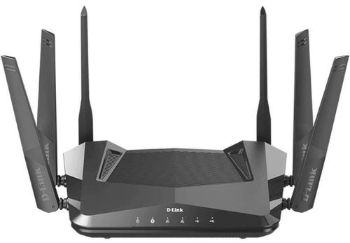 Router Wireless D-Link DIR‑X5460, Wi‑Fi 6, 5400 Mbps, 6 Antene externe (Negru)