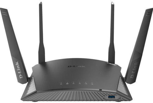 Router Wireless tip Mesh D-Link DIR-2660, Gigabit, Dual-band, 2600 Mbps, 4 Antene externe (Negru)
